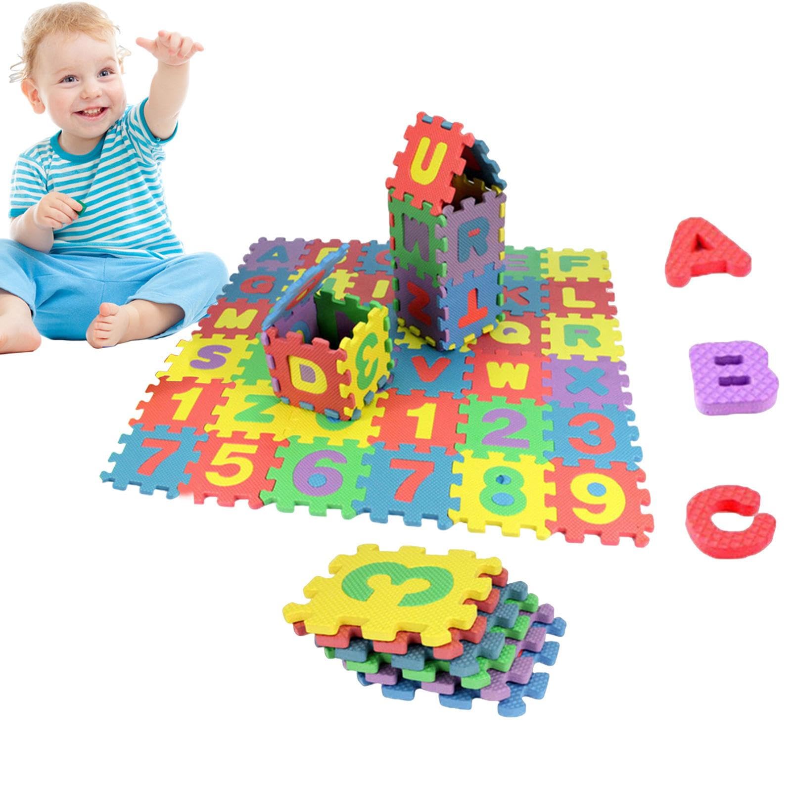 Amazon.co.jp: 幼児用プレイマット | 床用 36 タイル プレイマット, と